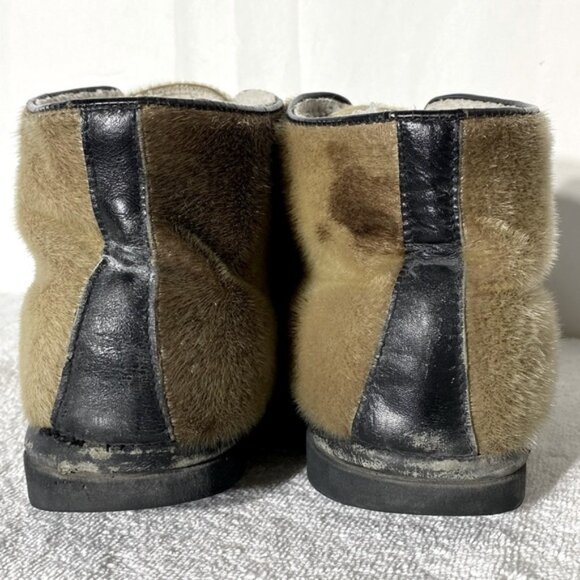 Vintage Blondo Two Buckle Seal Skin Chukka Boots 13 - Picture 3 of 14